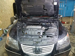 Диагностика Acura RL: фото работ автосервиса Japan-Car в Санкт-Петербурге №1