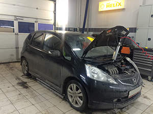 Ремонт топливной системы Honda Fit: фото работ автосервиса Japan-Car в Санкт-Петербурге №2
