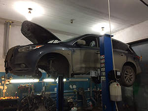 Диагностика Infiniti JX: фото работ автосервиса Japan-Car в Санкт-Петербурге №2