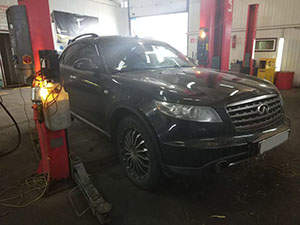 Ремонт электрооборудования Infiniti FX: фото работ автосервиса Japan-Car в Санкт-Петербурге №2