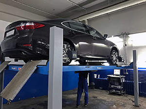 Сход-развал Lexus NX: фото работ автосервиса Japan-Car в Санкт-Петербурге №2