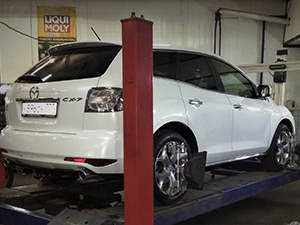 Сход-развал Mazda CX-7: фото работ автосервиса Japan-Car в Санкт-Петербурге №1