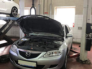 Техническое обслуживание Mazda CX-9: фото работ автосервиса Japan-Car в Санкт-Петербурге №1