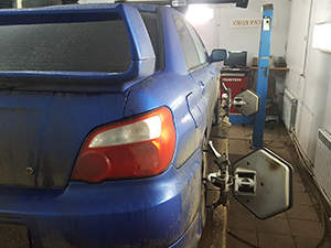 Сход-развал Subaru XV: фото работ автосервиса Japan-Car в Санкт-Петербурге №2