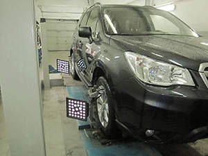 Сход-развал Subaru XV: фото работ автосервиса Japan-Car в Санкт-Петербурге №1