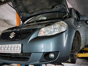 Диагностика Suzuki SX4: фото работ автосервиса Japan-Car в Санкт-Петербурге №1