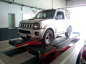 Техническое обслуживание Suzuki Jimmy: фото работ автосервиса Japan-Car в Санкт-Петербурге №2